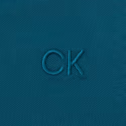 Calvin Klein Mens 2025 North Coast Moisture Wicking Golf Polo Shirt - L, Petrol