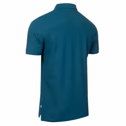Calvin Klein Mens 2025 North Coast Moisture Wicking Golf Polo Shirt - XL, Petrol