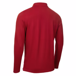 Calvin Klein Mens 2025 Long Sleeve Stretch Campus Golf Polo Shirt - XXL, Burgundy