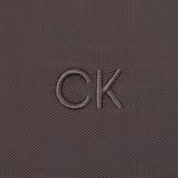 Calvin Klein Mens 2025 Long Sleeve Stretch Campus Golf Polo Shirt - XXL, Charcoal