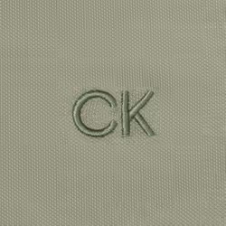 Calvin Klein Mens 2025 Long Sleeve Stretch Campus Golf Polo Shirt - L, Sage