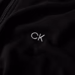 Calvin Klein Mens 2025 Rocky Half Zip Supersoft Stretch Golf Sweater - S, Black