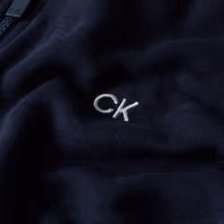 Calvin Klein Mens 2025 Rocky Half Zip Supersoft Stretch Golf Sweater - S, Navy