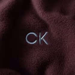 Calvin Klein Mens 2025 Polar Fleece 1/2 Zip Stretch Golf Sweater - M, Burgundy