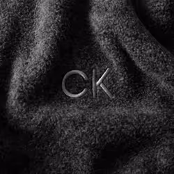 Calvin Klein Mens 2025 Polar Fleece 1/2 Zip Stretch Golf Sweater - L, Charcoal Marl