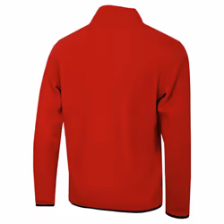 Calvin Klein Mens 2025 Polar Fleece 1/2 Zip Stretch Golf Sweater - XXL, Red