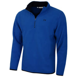 Calvin Klein Mens 2025 Polar Fleece 1/2 Zip Stretch Golf Sweater - L, Royal
