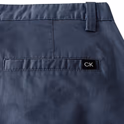 Calvin Klein Mens 2025 Campus Chino Lightweight Stretch Golf Shorts - 44, Denim
