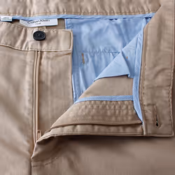 Calvin Klein Mens 2025 Campus Chino Lightweight Stretch Golf Shorts - 32, Khaki