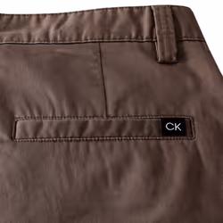 Calvin Klein Mens 2025 Campus Chino Lightweight Stretch Golf Shorts - 36, Mink