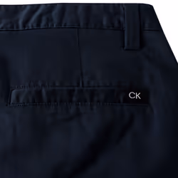 Calvin Klein Mens 2025 Campus Chino Lightweight Stretch Golf Shorts - 34, Navy