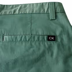 Calvin Klein Mens 2025 Campus Chino Lightweight Stretch Golf Shorts - 36, Spearmint