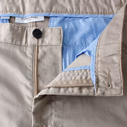 Calvin Klein Mens 2025 Campus Chino Lightweight Stretch Golf Shorts - 32, Stone