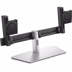 DELL Pro Dual Monitor Stand MDS26 68.6 cm (27") Desk Black, Silver - Additional view 2
