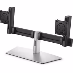 DELL Pro Dual Monitor Stand MDS26 68.6 cm (27") Desk Black, Silver - Additional view 3