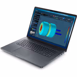 DELL Pro Max 18 Plus MB18250 Intel Core Ultra 9 285HX Mobile workstation 45.7 cm (18") Quad HD+ 32 GB DDR5-SDRAM 1 TB SSD NVIDIA RTX PRO 3000 Blackwell Wi-Fi 7 (802.11be) Windows 11 Pro UK English Black - Additional view 2