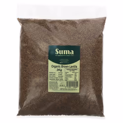 Suma Lentils - brown, organic - 3 kg ( pack of 1 )