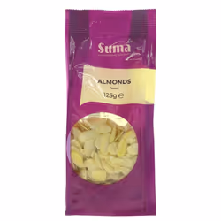 Suma Almonds - flaked 125g (Pack of 6)