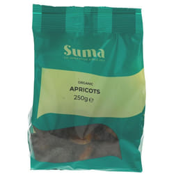 Suma Apricots - organic 250g ( pack of 6 )