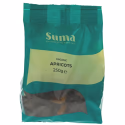 Suma Apricots - organic 250g ( pack of 6 )
