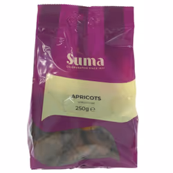 Suma Apricots - unsulphured 250g (Pack of 6)