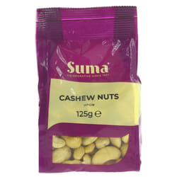 Suma Cashew - Whole 125g (Pack of 6)