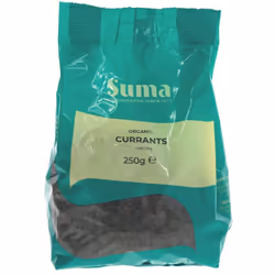 Suma Currants - Organic 250g (Pack of 6)