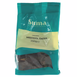 Suma Dates - Medjool Organic -250g ( pack of 6 )
