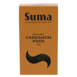 Suma Green Cardamom Pods - Organic 10g (Pack of 6)