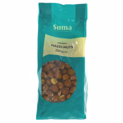Suma Hazelnuts - Organic 250g (Pack of 6)