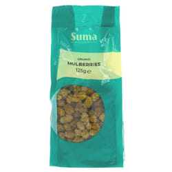 Suma Mulberries White - Organic 125g (Pack of 6)