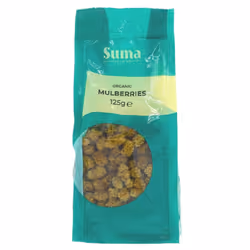 Suma Mulberries White - Organic 125g (Pack of 6)