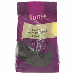 Suma Peppercorns - Black 250g (Pack of 6)