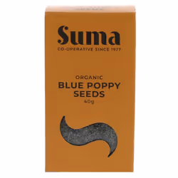 Suma Poppy Seed Blue - Organic 40g (Pack of 6)