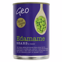 Geo Edamame Beans in Water 400g ( pack of 6 )