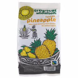 Tropical Wholefoods Sun Dried Pineapple -100g ( pack of 14 )