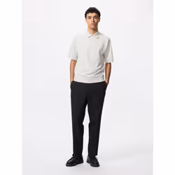 Uniqlo Japan Smart Ankle Pants  Wool Like  Standard Length 64.5 70.5cm - 09 BLACK/S