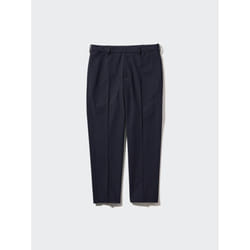 Uniqlo Japan Smart Ankle Pants  Wool Like  Standard Length 64.5 70.5cm - 69 NAVY/XS