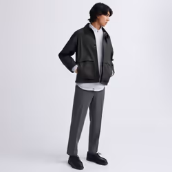 Uniqlo Japan Smart Ankle Pants  Wool Like  Standard Length 64.5 70.5cm - 06 GRAY/4XL
