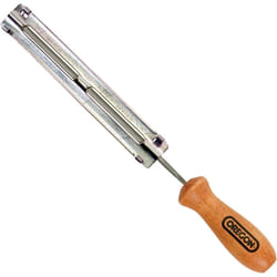 OREGON 11/64-Inch (4.5?mm) Chainsaw File and Holder with Angle Guides to Sharpen 3/8-Inch Narrow Kerf Chainsaw Chains (Q29192C)