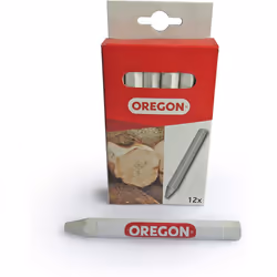 Oregon 295364 Multi Surface Marking Crayon - White (Pack of 12)