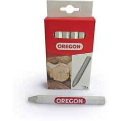 Oregon 295364 Multi Surface Marking Crayon - White (Pack of 12)