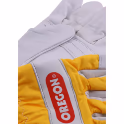 295399M Chainsaw Protective Gloves, Leather â Pair (M),white - Additional view 2