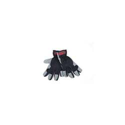 Leather Work Gloves, Stretch Leather Gloves with Adjustable Wrist & Fabric Mesh, Indoor & Outdoor PPE Gloves for Men & Women, Heavy Duty Gardening
