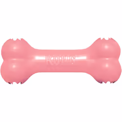 KONG - Puppy Goodie Bone - Teething Rubber, Treat Dispensing Dog Toy (Assorted Colours) - For Small Puppies
