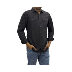 LEVI'S Mens Jackson Worker Denim Shirt - Charcoal Grey, L