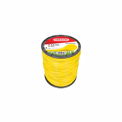 Yellow Round Strimmer Line Wire for Grass Trimmers and Brushcutters, Professional Grade Nylon, Fits Most Strimmers, 4.0 mm x  ...