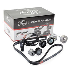 GATES EuroGrip® K026PK2448 V-ribbed belt set AUDI: A5 B8 Convertible, A4 B8 Avant, A5 B8 Coupe