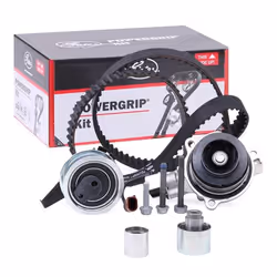 Water Pump + Timing Belt Kit; GATES; with water pump with integrated disabling contact, switchable water pump; for VOLKSWAGEN ...