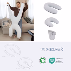 Doomoo DTIO03 breast feeding pillow Grey - Additional view 8